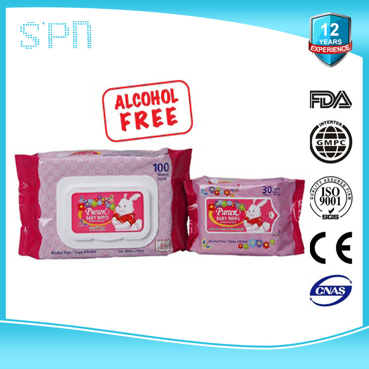 Special Nonwovens Gentle Enough 99.9% Water Baby Wet Wipes Disinfect Soft Single Cleaning Wipes with Bleach