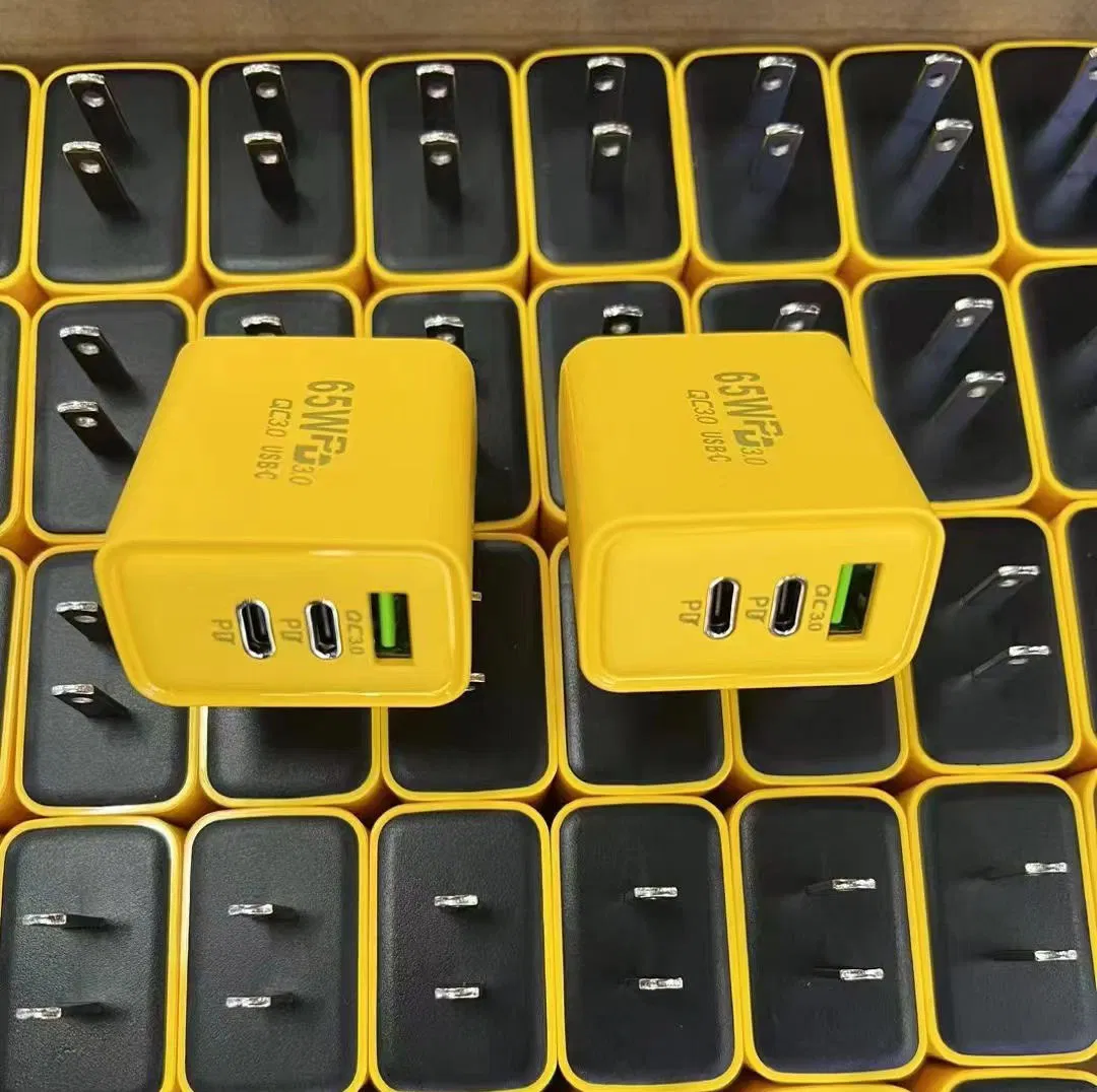 Зарядное устройство 65W Type-C с 3 портами USB-C