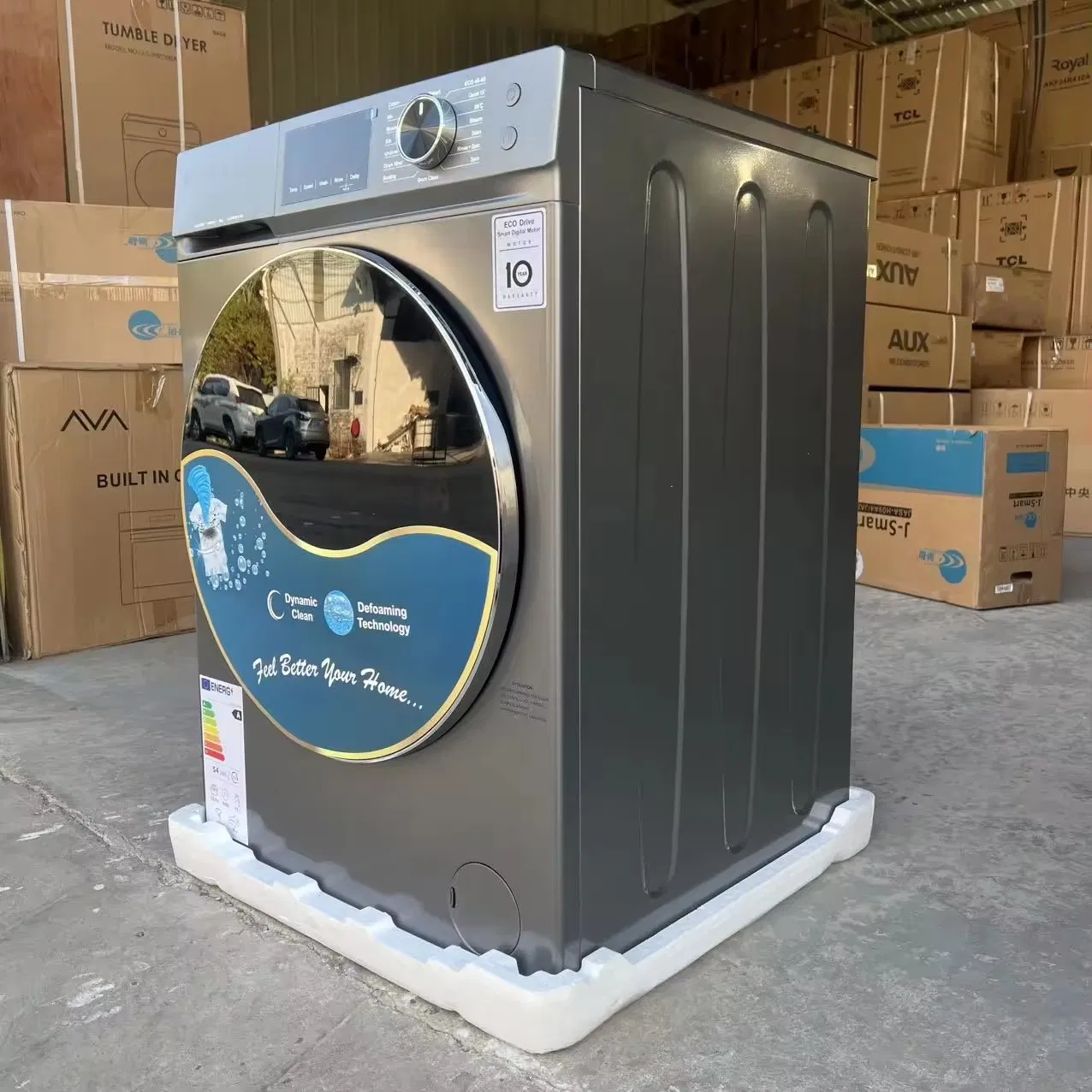 12kg Fully Automatic All-in-One Smart Washer Electric Front Load Washing Machine