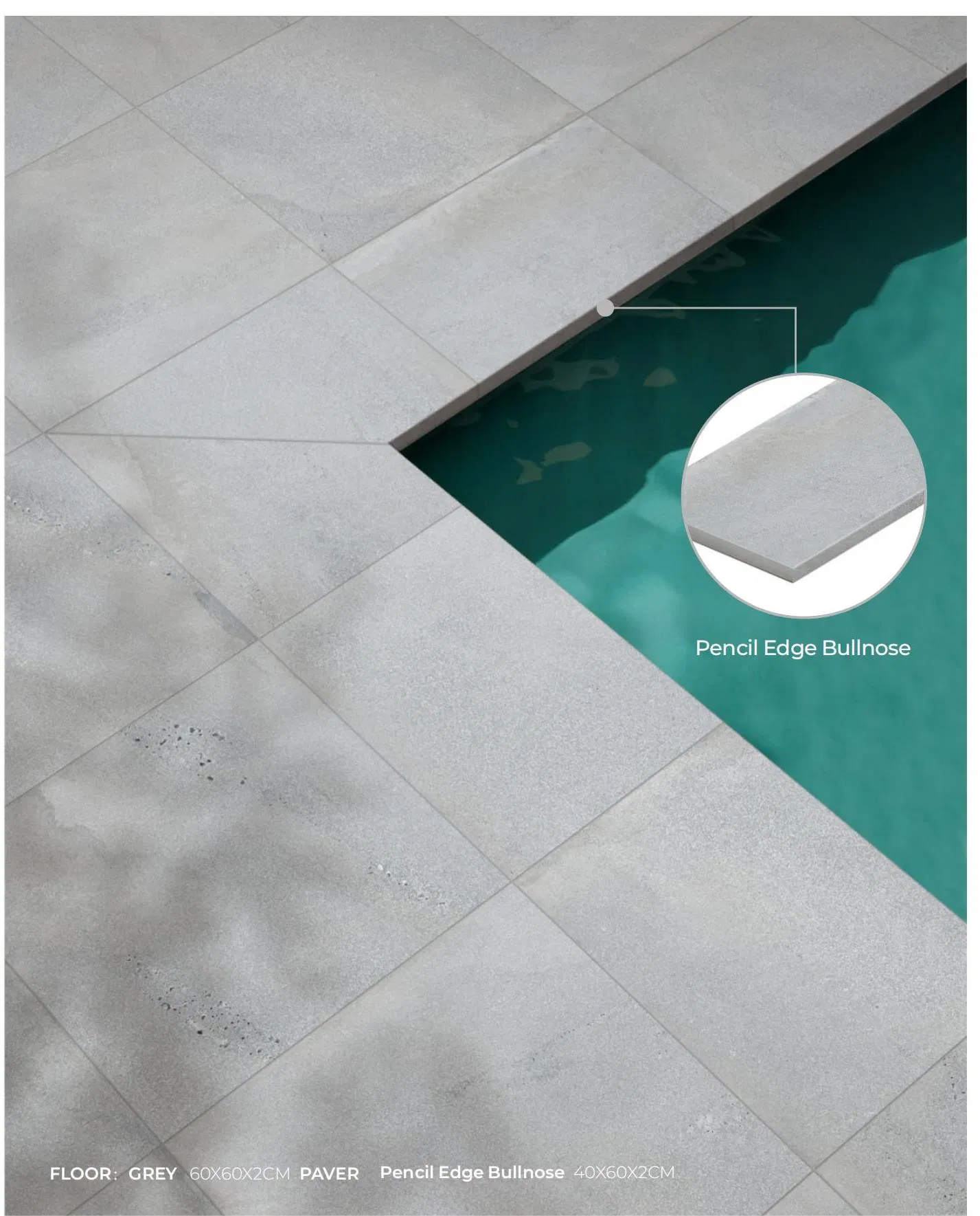 600X600 Full Body 2cm Thick Non-Slip R11 Surface Exterior Porcelain Tiles Outdoor Wear Resistant Garden Patio Pavers Floor Tile