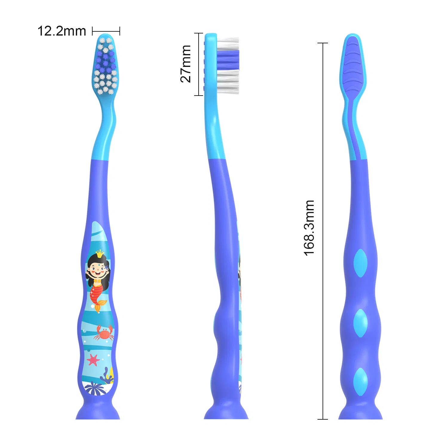 China Manufacturer Toothbrush Mold for Kids Soft Suction Cup Custom Cute Pattern Handle