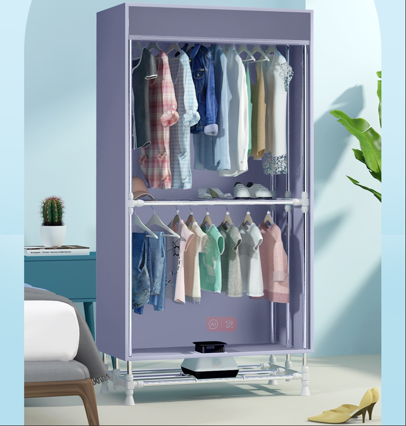 Smart 1200W Electric Clothes Dryer with Timable Control
