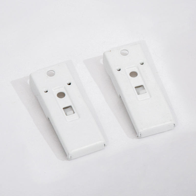 China Supplier Curtain Rail Track Accessories Set Curtain Runner Bracket End-Cap White Aluminium Alloy