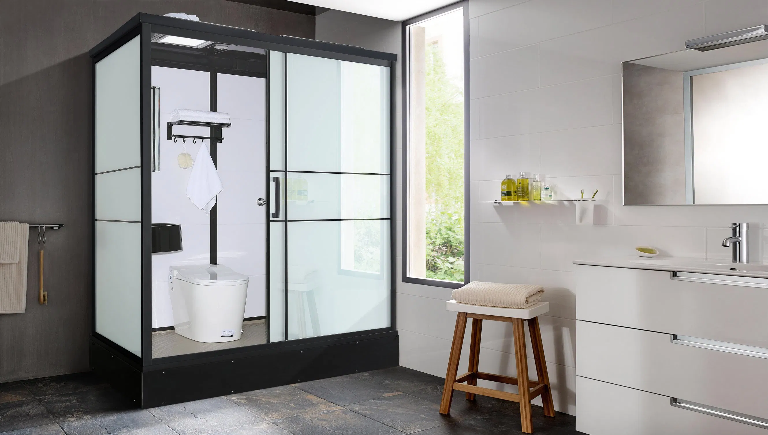 Toilet Shower Cabin Prefab Toilet Bathroom Portable Shower