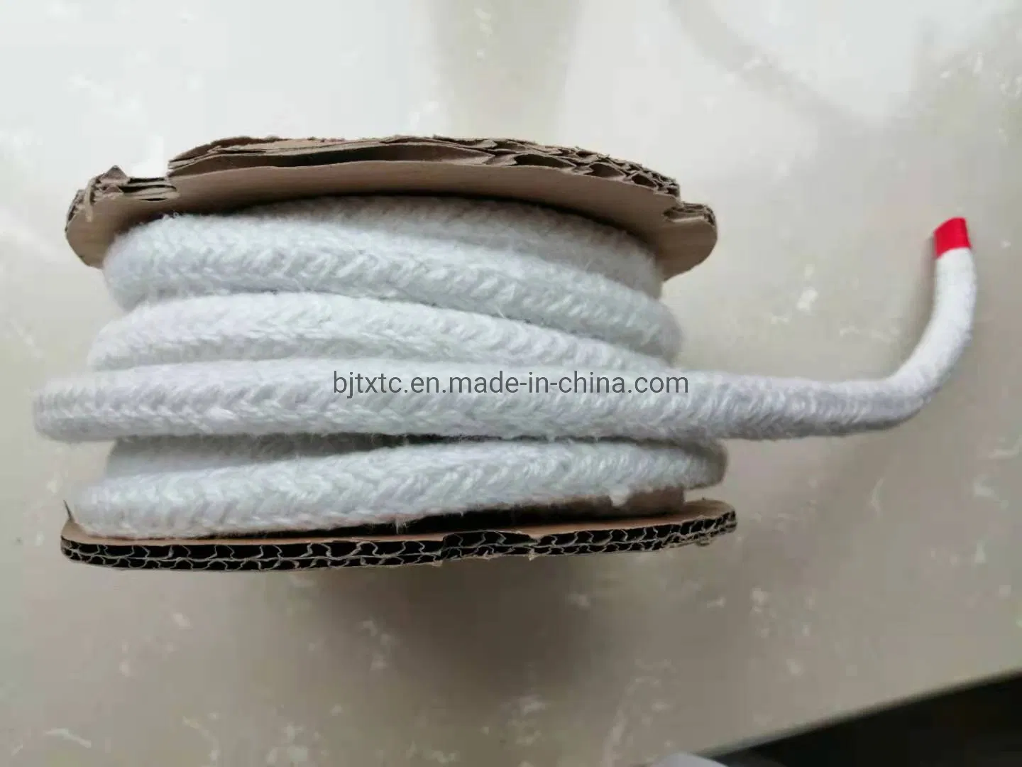 Refractory Round Ceramic Fiber Braided Rope for High-Temperature Insulation