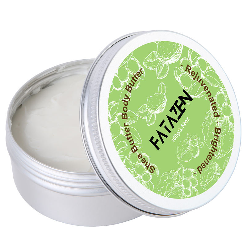 Wholesale Organic Whipped Body Shea Butter Cream OEM Skin Care Moisturizing Body Butter Whitening Rose Peach Mango Body Butter