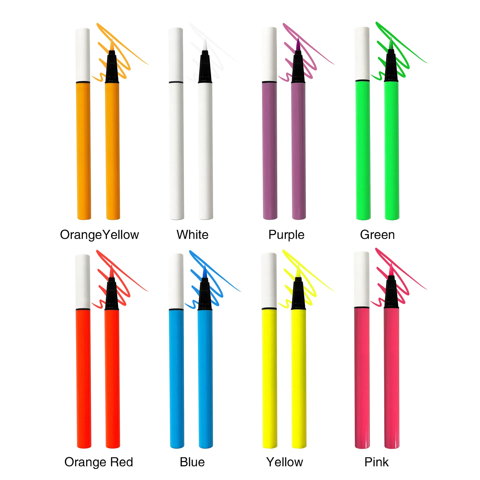 Makeup Custom Logo Waterproof Neon Liquid Eyeliner Pencil