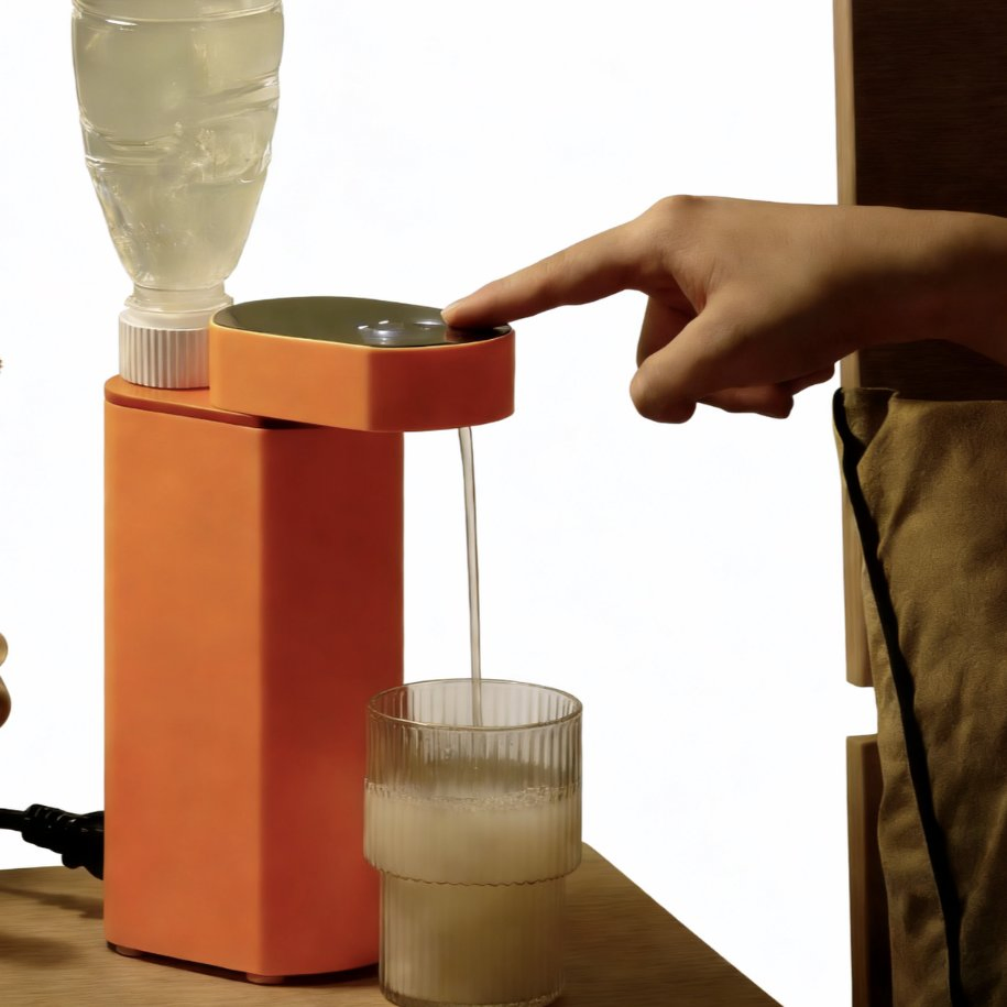 Household Countertop Hot Type Water Dispenser Plastic Body Travel Convenient