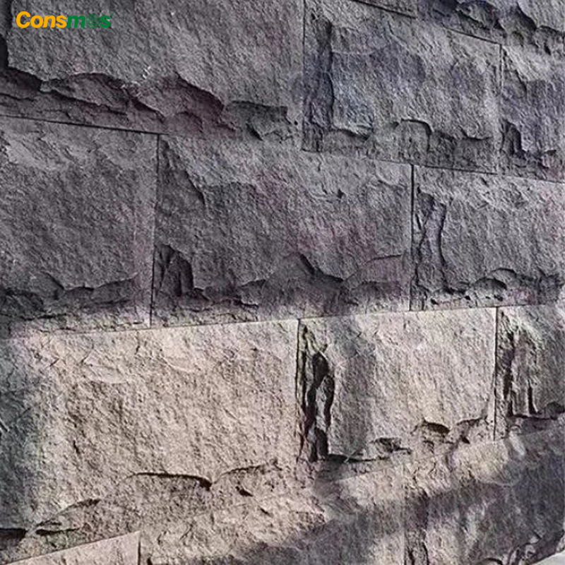 Modern Design Strong Decorative Material Veneer Panels PU Foam Stone