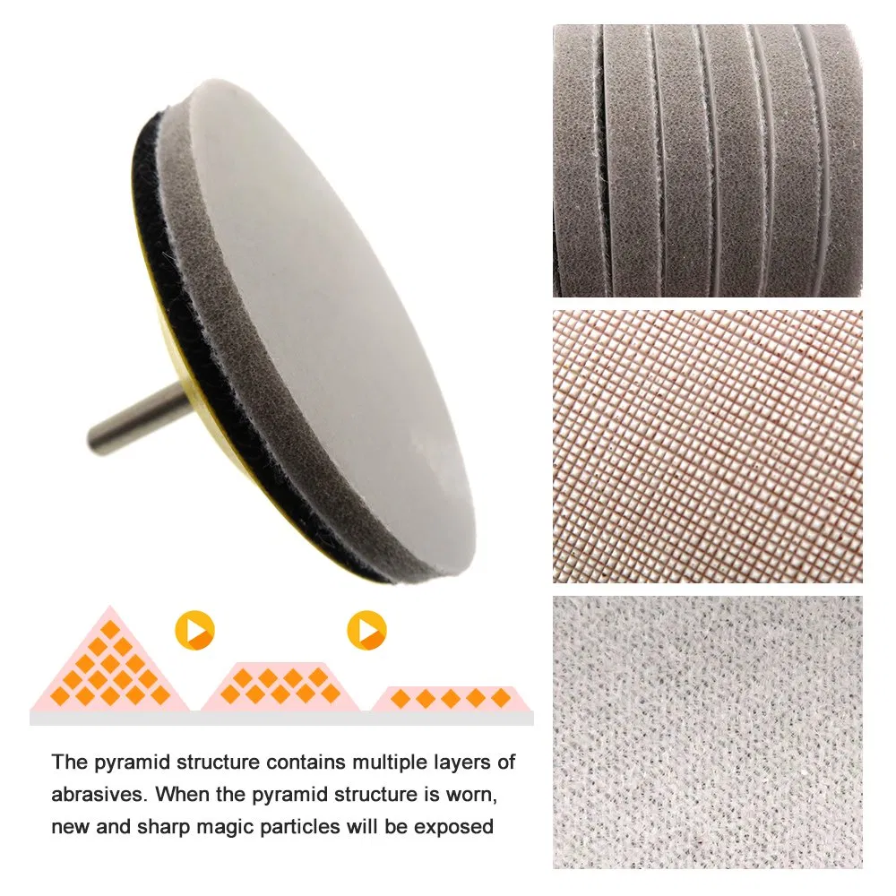 3 Inch 75mm 400grit Hook and Loop Aluminum Oxide Sanding Paper for Car Cleaning
