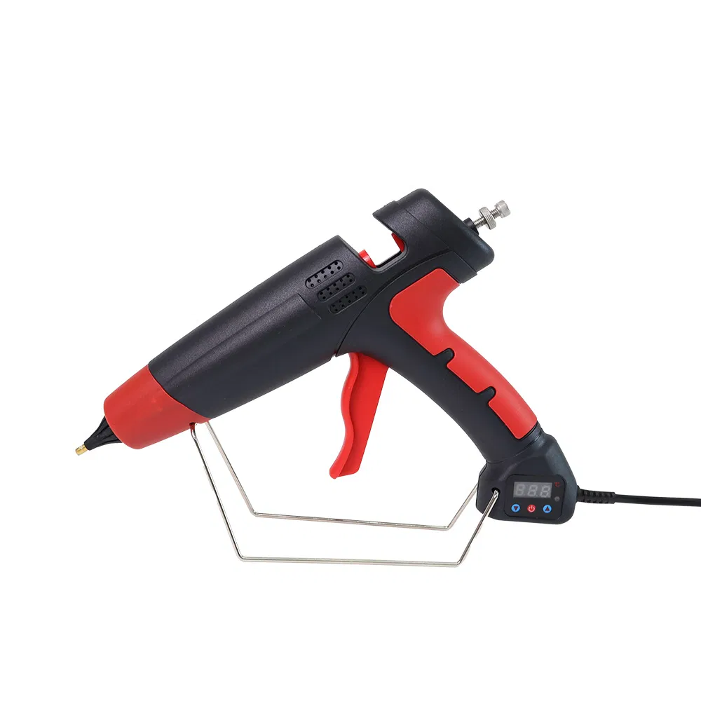 300W/400W Adjustable Temperature Hot Melt Glue Gun Kit with Digital Display