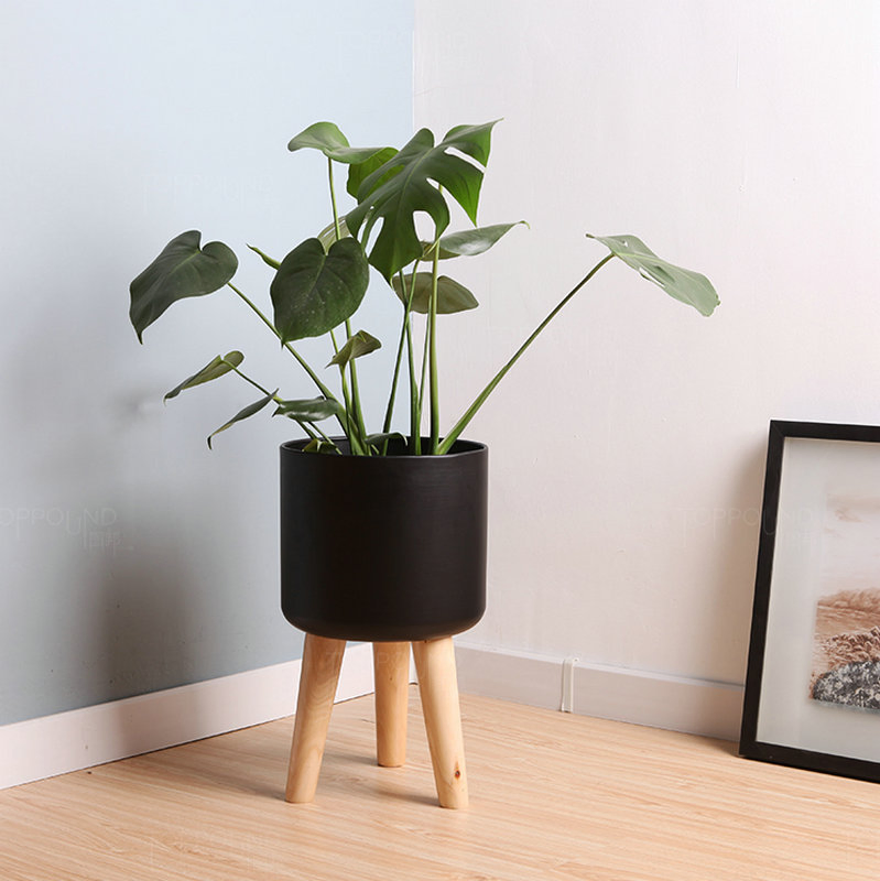Iron Colorful Planter Pot for Home Deco and Storage
