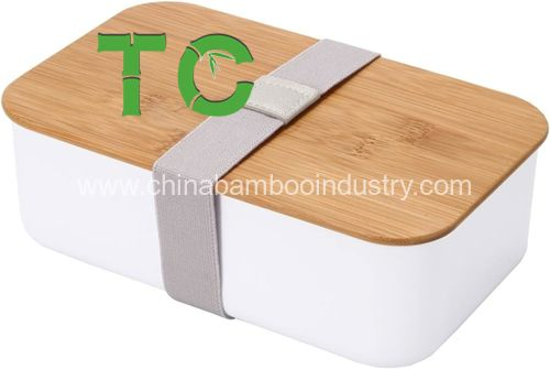 Bamboo Bento Lunch Box Japanese Lunch Containers with Wooden Cutlery Set