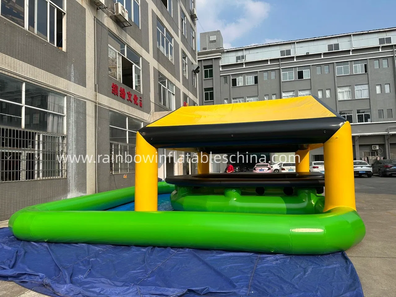 Giant Inflatable Tent with Pool for Outdoor Event and Brand Promotion