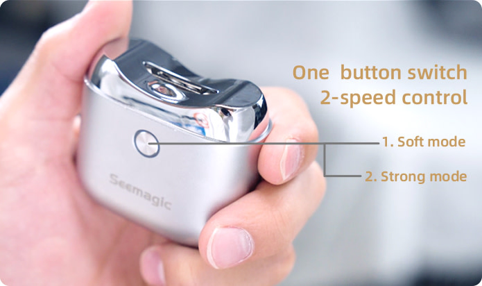 Seemagic Shark/Low Noise/2 in 1 /Portable /Polisher/Nail Cutter/Nail Trimmer