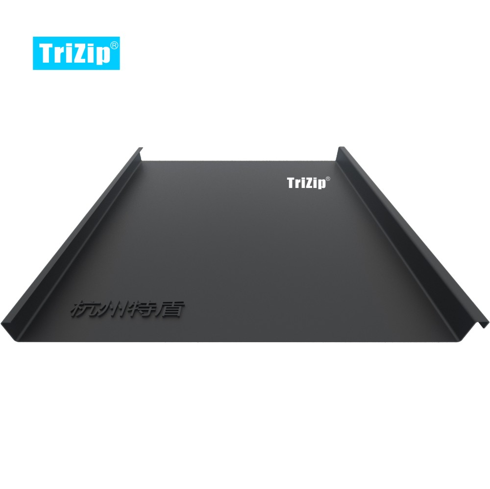 Triseam Aluminum Alloy Double Standing Seam Roofing Sheet&Customsized Suitable for Hotel, Villa