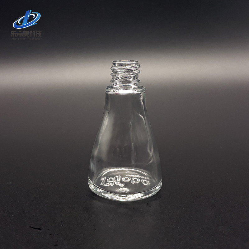 Cosmetic Packaging 70ml Empty Glass Cream Bottle Shaped-Shape Thread Screw Bottleneck Sealed with Screw Sprayer or Lotion Pump Dropper Perfume Essence Bottle