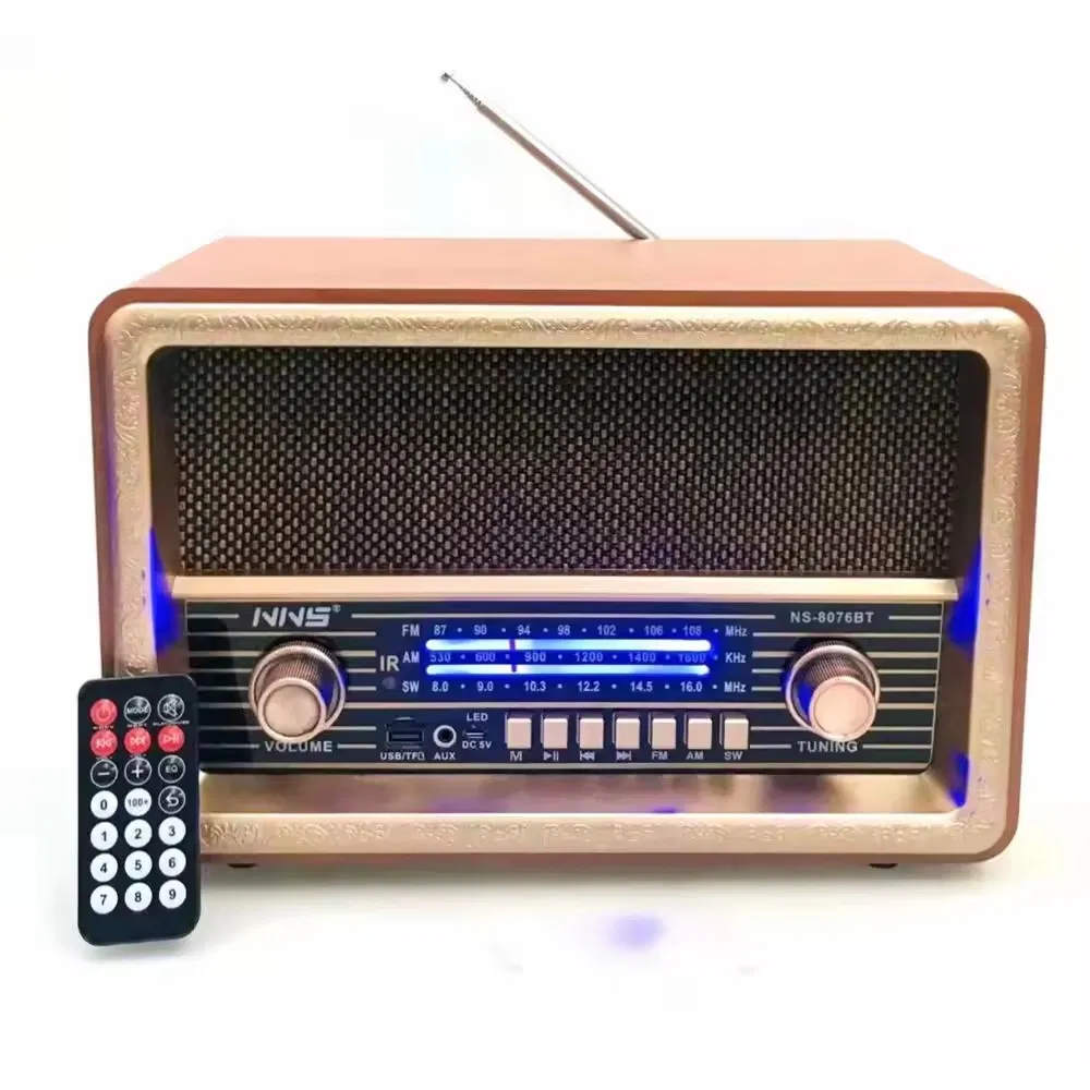 Настольная Bluetooth-колонка NS-8076BT с FM-радио