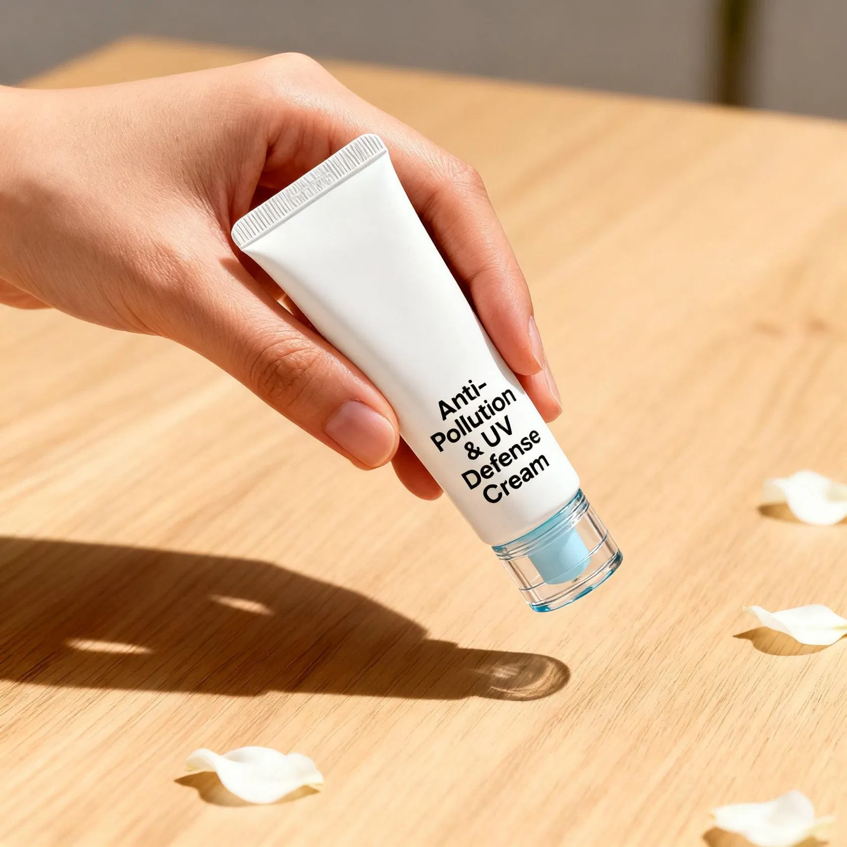 Age-Defense Protective Barrier Face Cream with Panthenol and Tremella Extract for Mature Skin