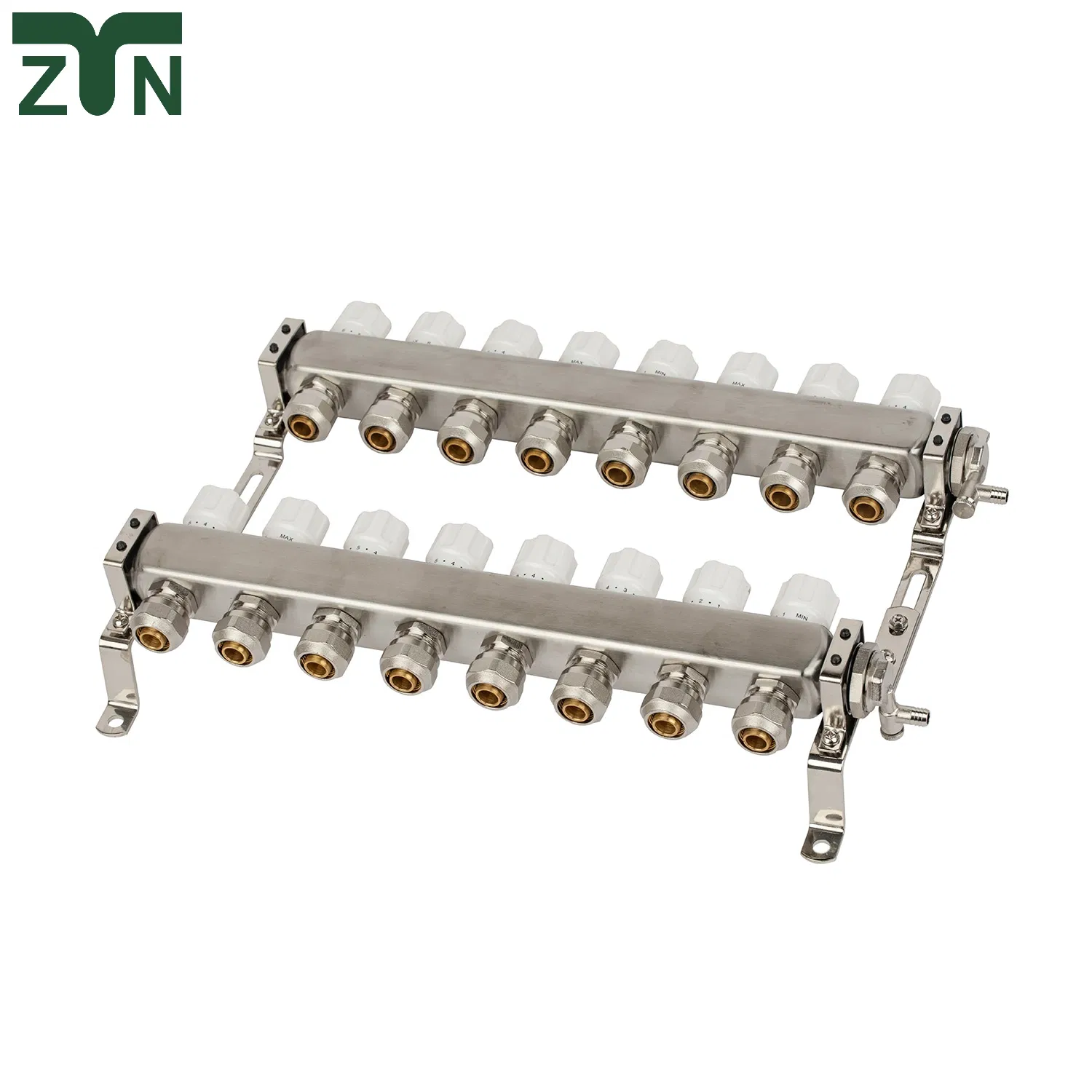 Floor Heating Systems & Parts Manifold with G NPT R ISO7 Thread