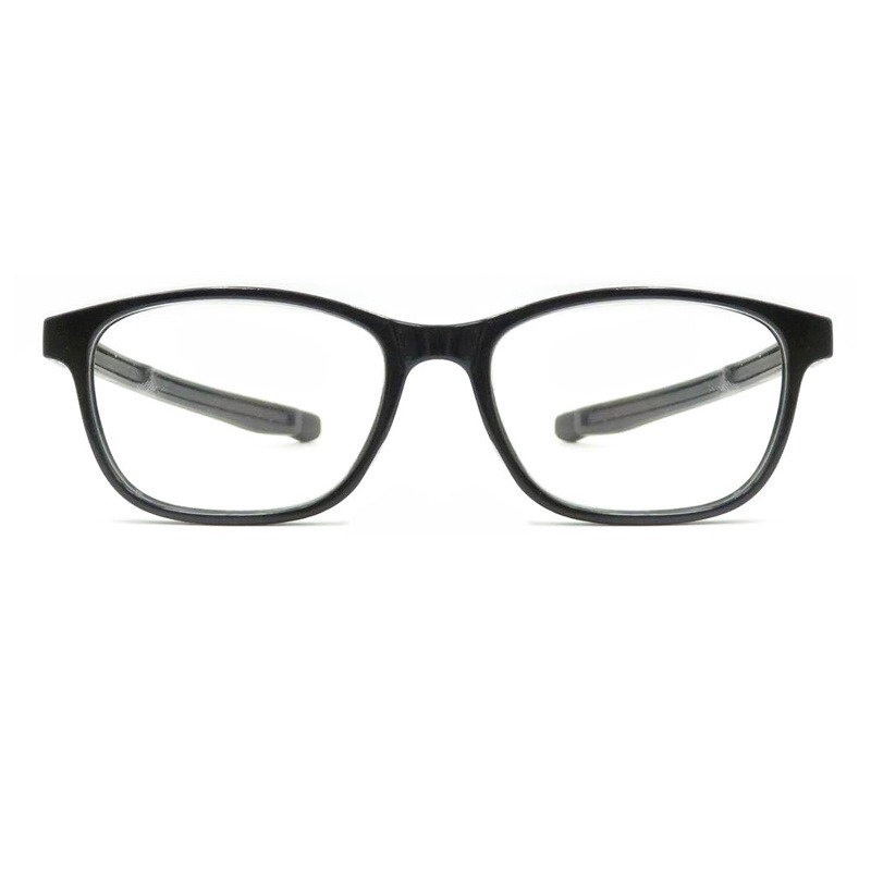 Costom Logo Plastic Reading Glasses with Silicone Adjustable Temples