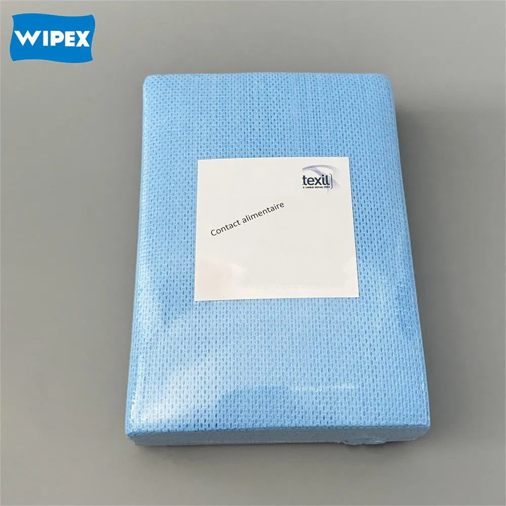 10 Mesh Food Contactable Disposable Wipes Food Industrial Wipes Oil Remove Wipes