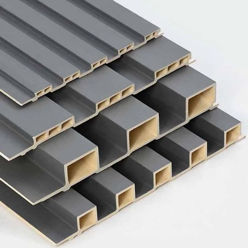 Multiple Style Indoor WPC Wall Panels De Pared Indoor Great Wall Board Interior Wood Plastic Composite Fluted Wall Panel Cladding