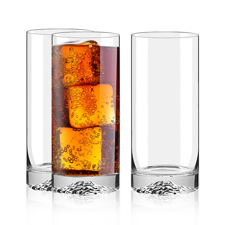 Unbreakable Highball Glasses Bottom Shape Engravingcrystal Glassware