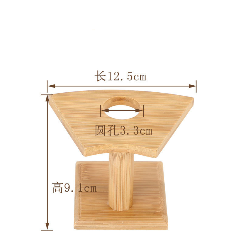 1 2 3 4 5 Holes Wooden Ice Cream Sushi Roll Holder Display Rack Stands for Party Festival Wedding