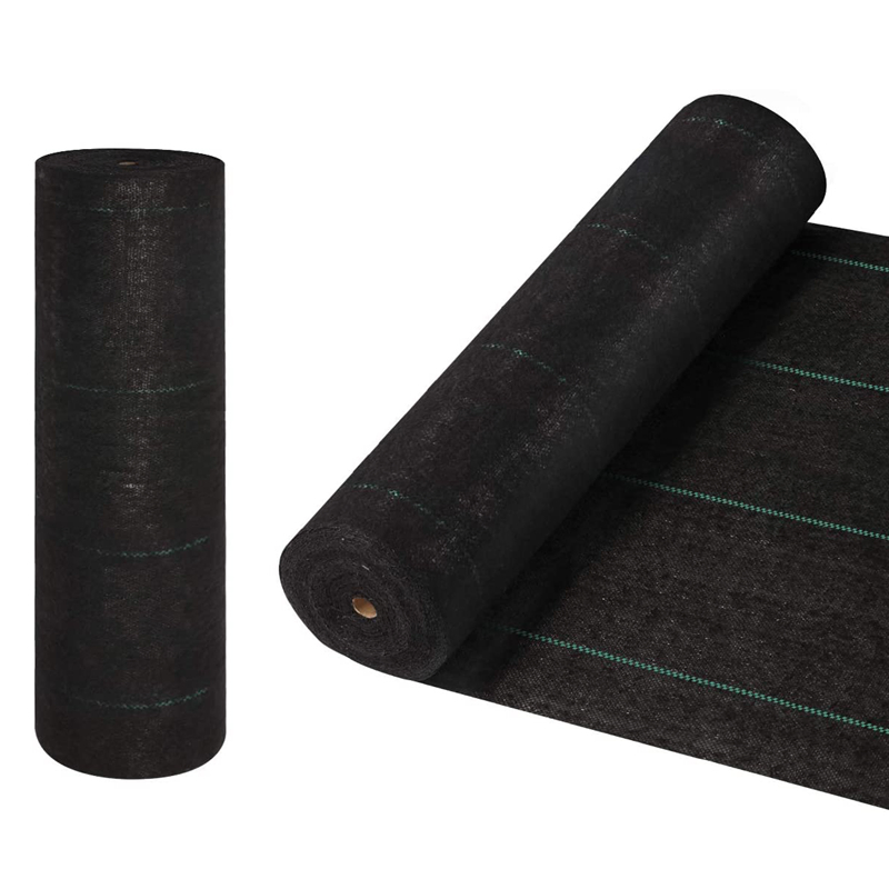 China Factory Produces PP Black and Green Woven Ground Cover