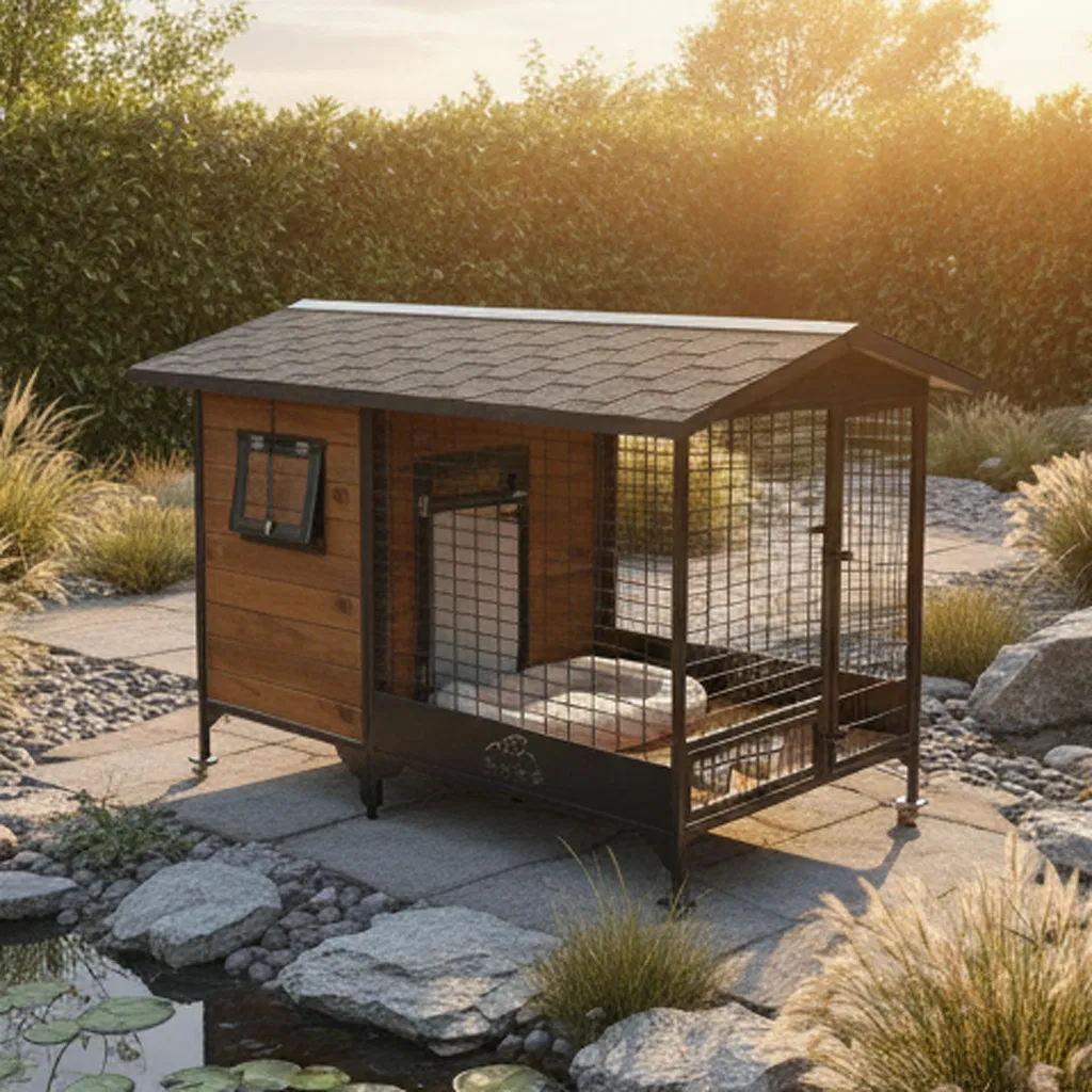 High Cost-Effective Wooden Pet House with Temperature Regulation Function