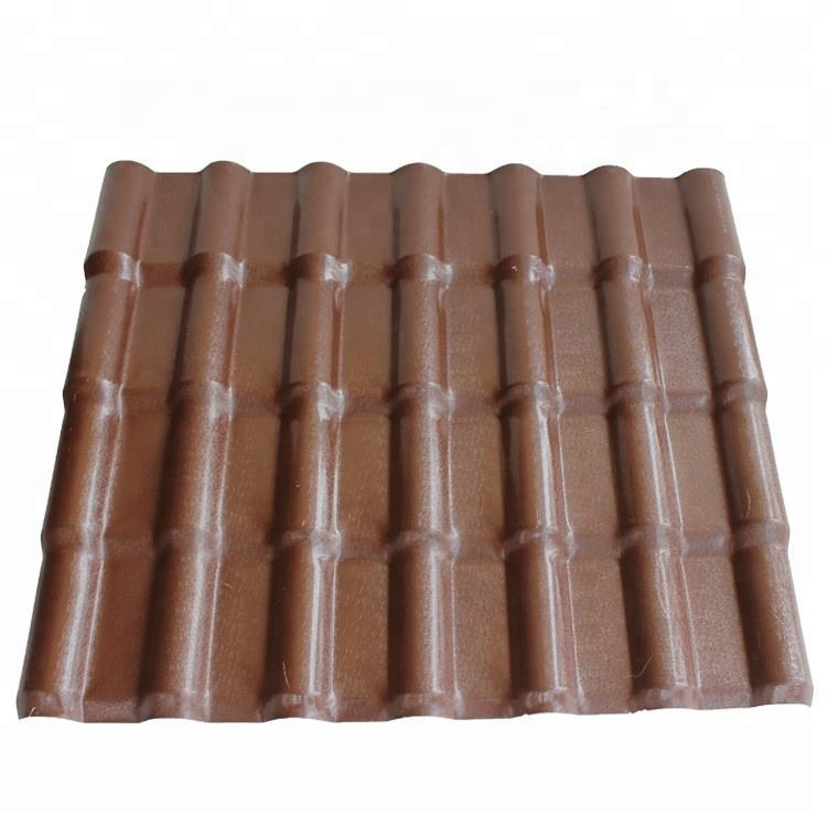 Synthetic Resin Roof Tiles for House Warehouses Environmentally Friendly Materials Corrosion Resistance