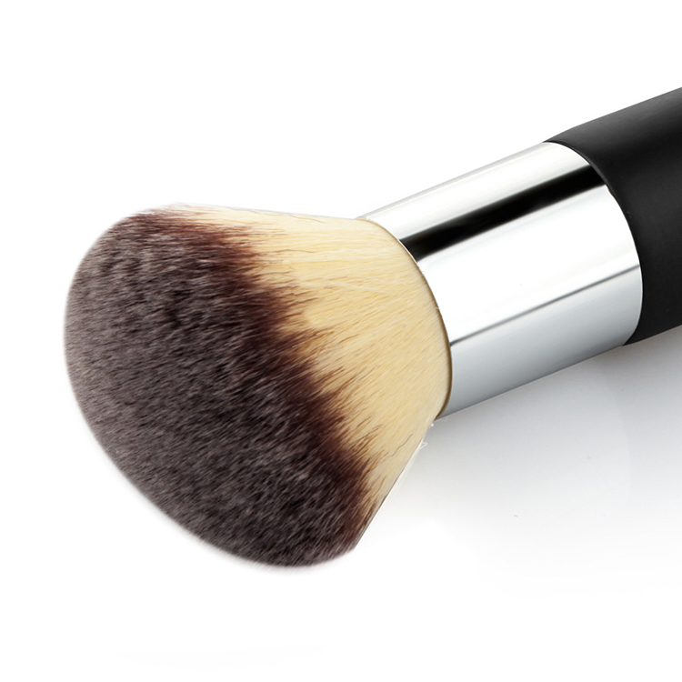 Hot Sale Wholesale Custom Logo Fluffy Dense Powder Brush Mineral Kabuki Large Coverage Powder Foundation Cosmetics Makeup Brush