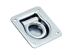 Floor Mount Rope Truck Tie Down Lashing D Ring Pull Ring