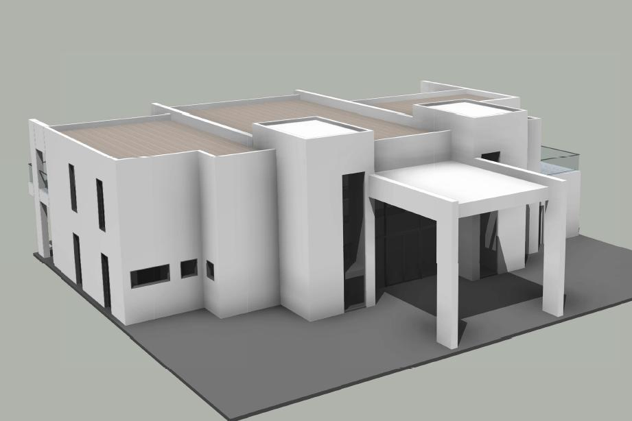 Steel Structure Framed Commercial Office Building and Structural Steel Truss Prefab Construction with Drawing