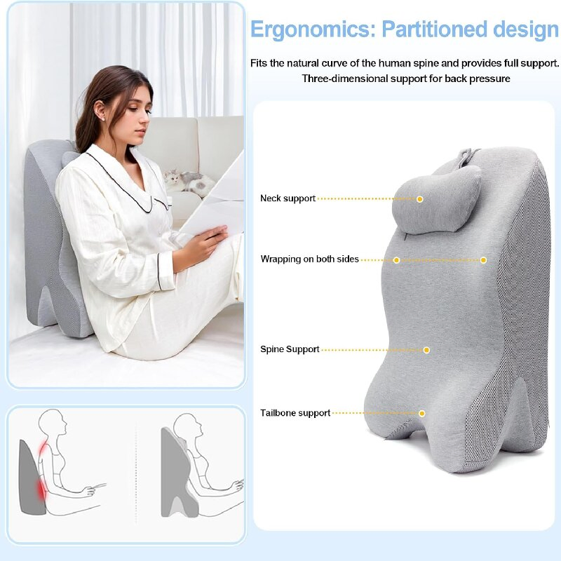 Wholesale Body Support Face Down Massage Pillow Ergonomic Bed Wedge Pillow