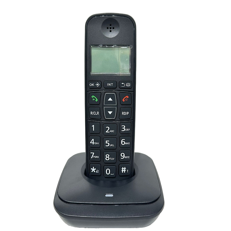 Desktop Digital Cordless Phone Thermometer DECT Phone with LCD Display