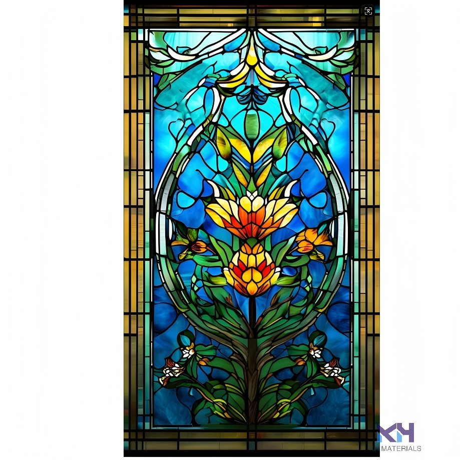 Elegant 4mm-10mm Stained Glass for Home Appliance Windows and Doors Wall Decoration