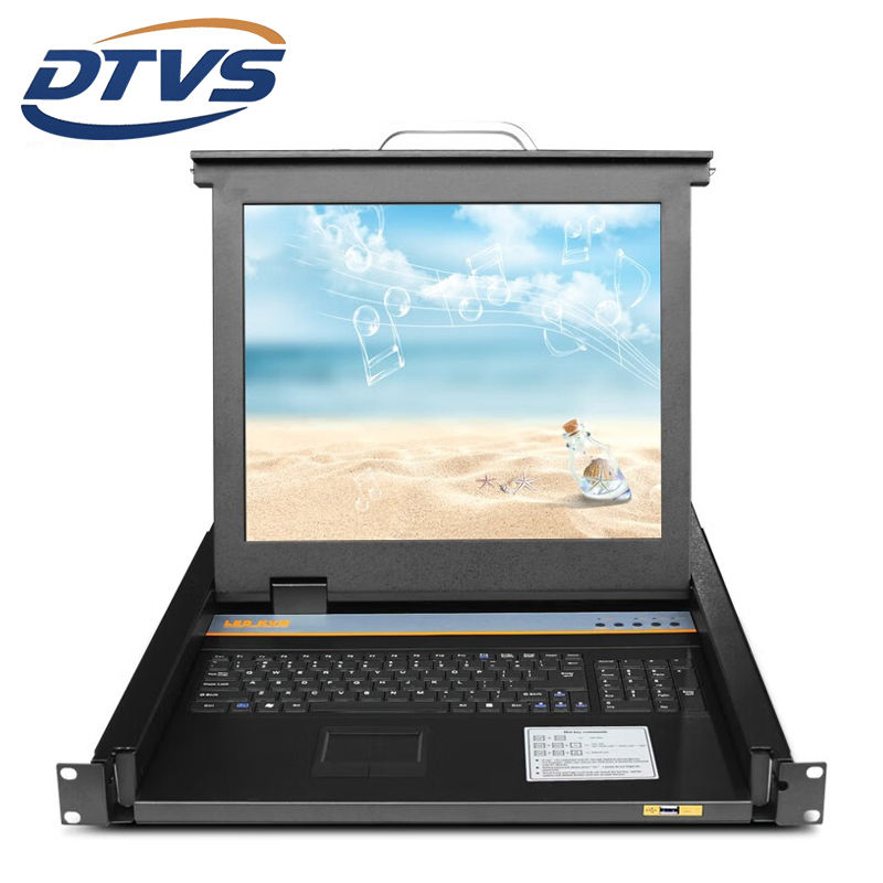 32-портовый KVM-коммутатор RJ45, 1U, удалённое управление