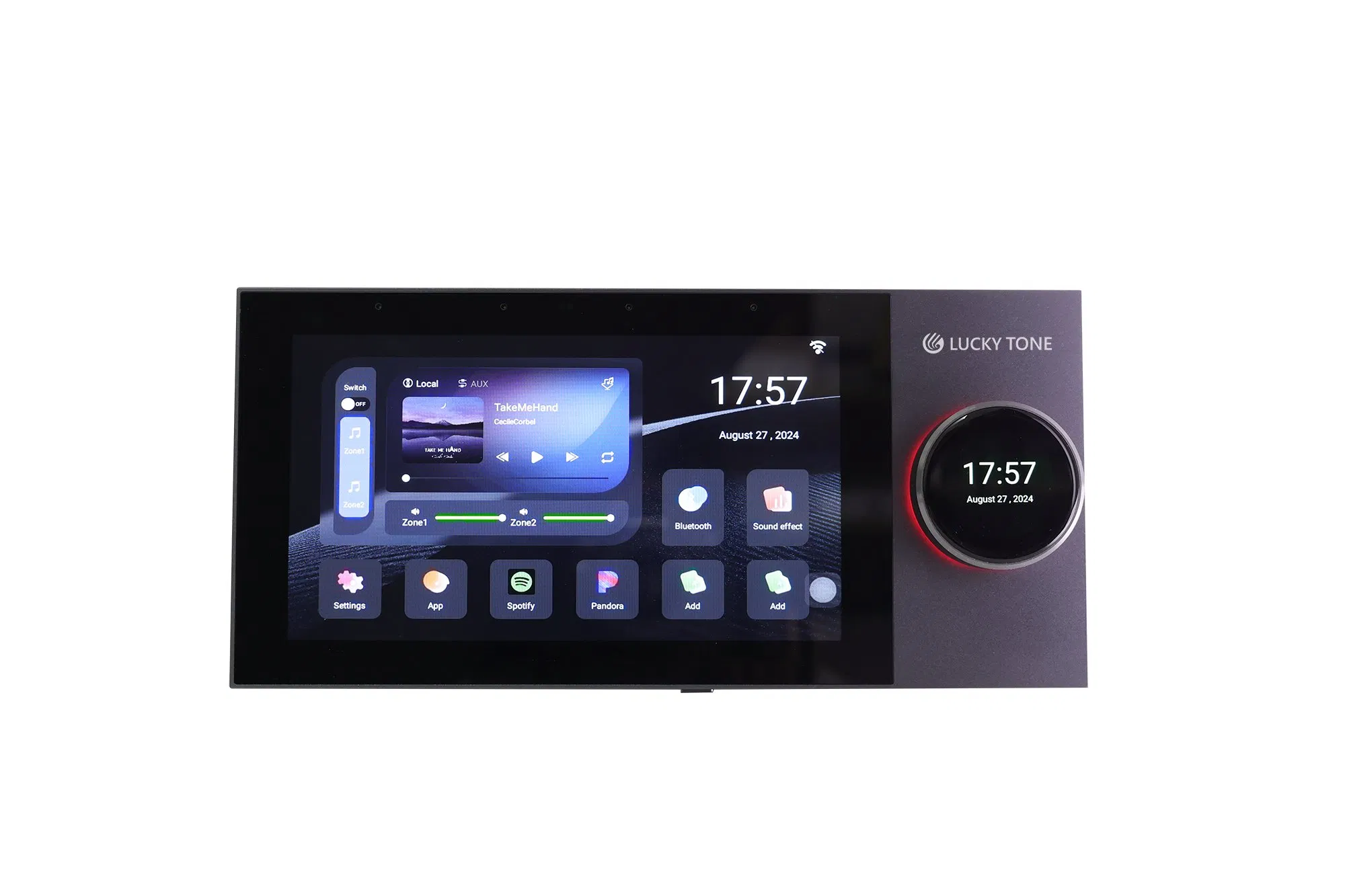 7-Inch Bluetooth Wall Amplifier 8*25W with Android System
