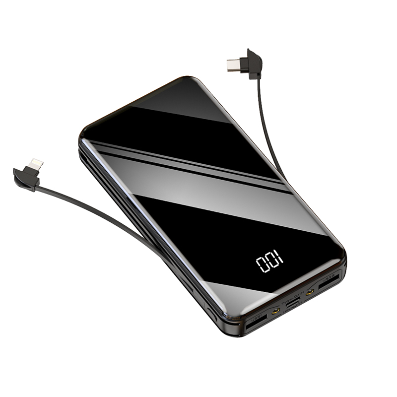 Портативный Power Bank 20000 мАч с зеркалом