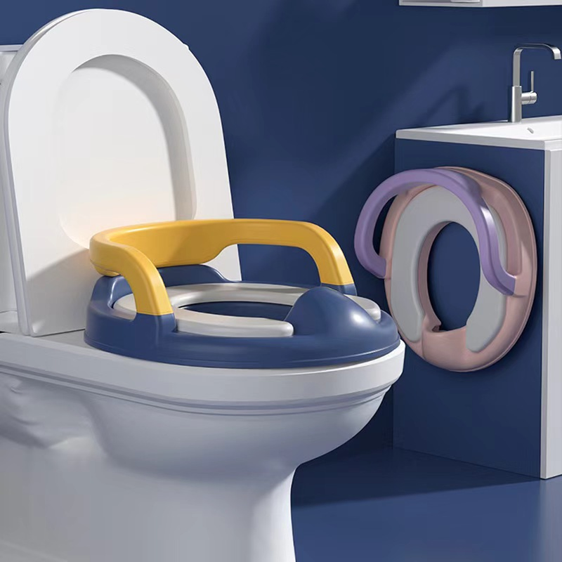 Multifunctional Plastic Toilet Seat Two in One Non-Slip Children's Toilet