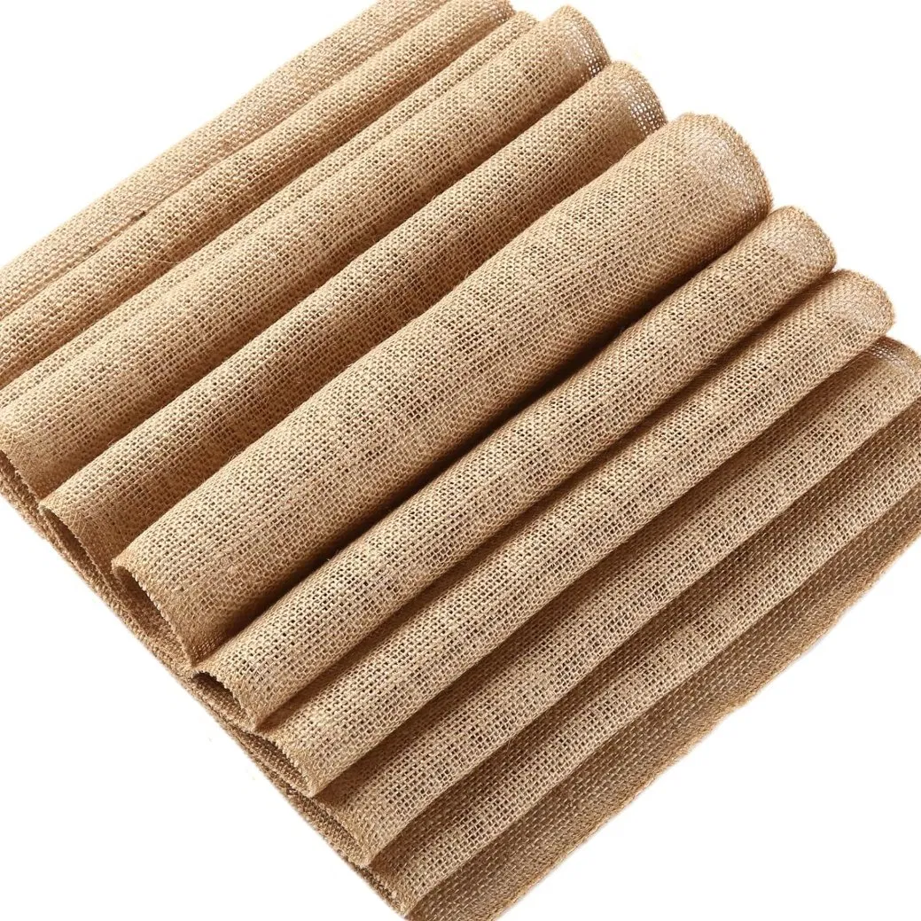 14 X 72 Inch Finished Natural Color Jute Table Runner