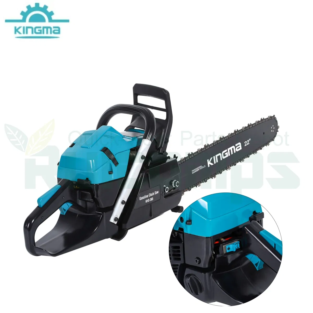 Kingma Khs 365 (HS365) 40V Cordless Hedge Trimmer with 24-Inch Blade for Professional Landscaping Chainsaw