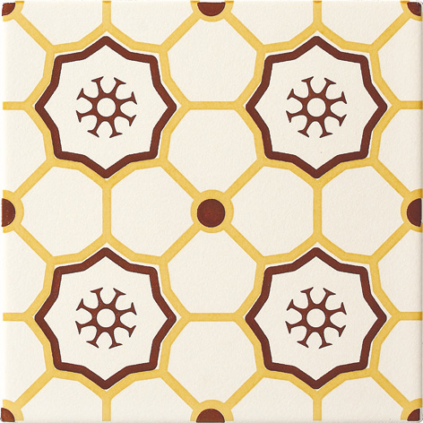 Elegant Deco Flower Porcelain Wall Tile for Kitchen Bathroom Decor