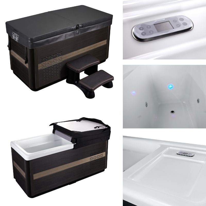 Акриловая ванна для ледяных ванн с чиллером и фильтром