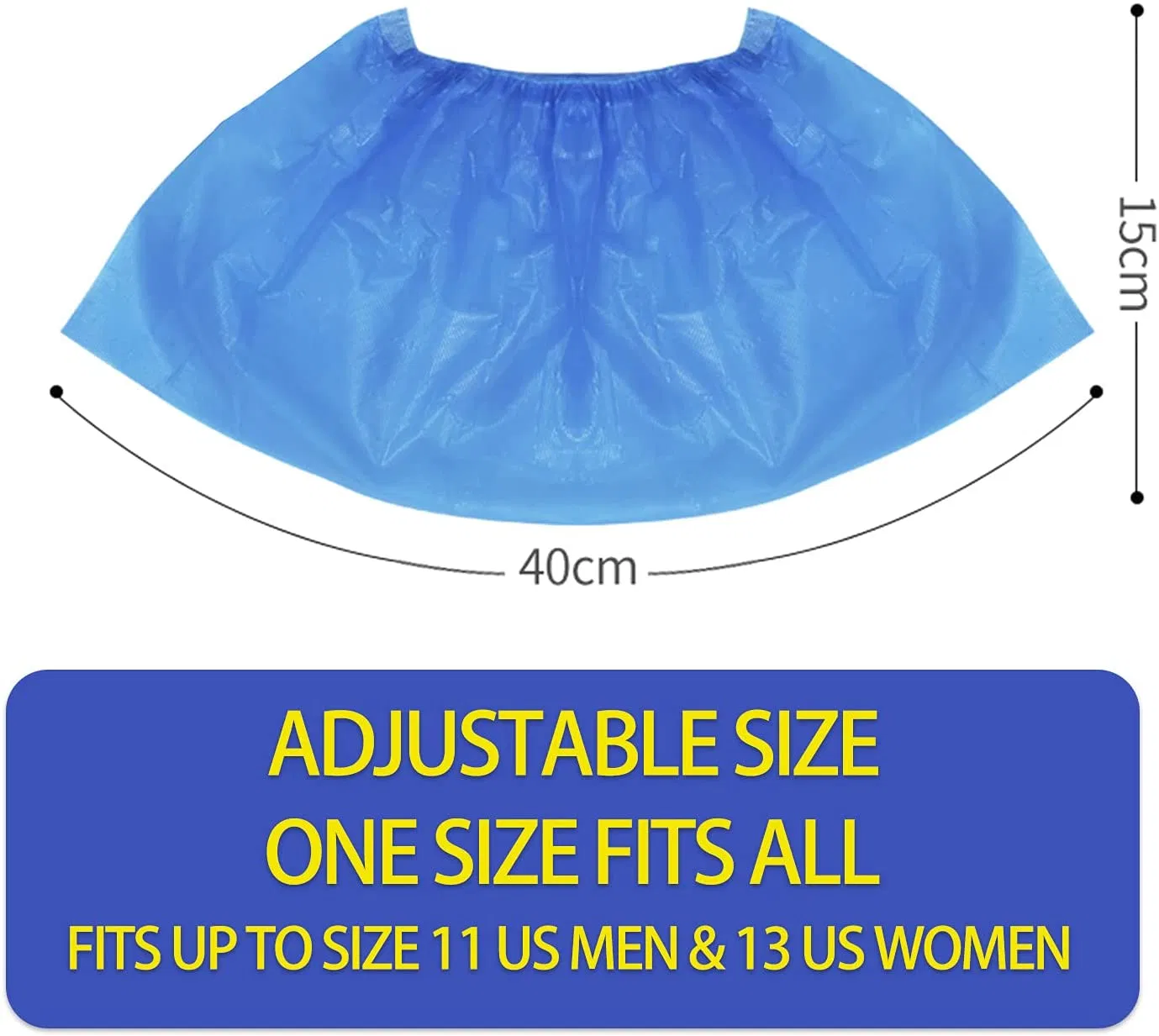 Wholesale Waterproof Non-Slip Disposable Non Woven CPE PP Shoe Cover for Home Use and Cleanroom Use