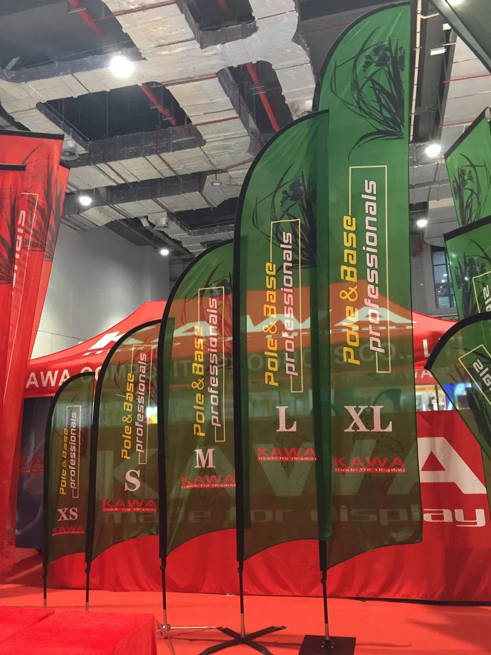 Fast Deliver Customizable Advertising Beach Flags with Full Fiberglass Flag Pole Ground Spike and Cross Stand