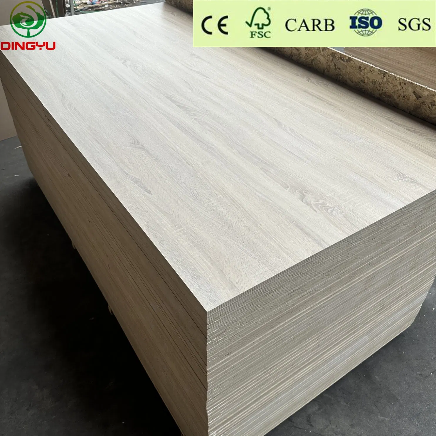 High Quality 18mm Melamine Laminated Plywood Sheet 4X8 with Cheap Price