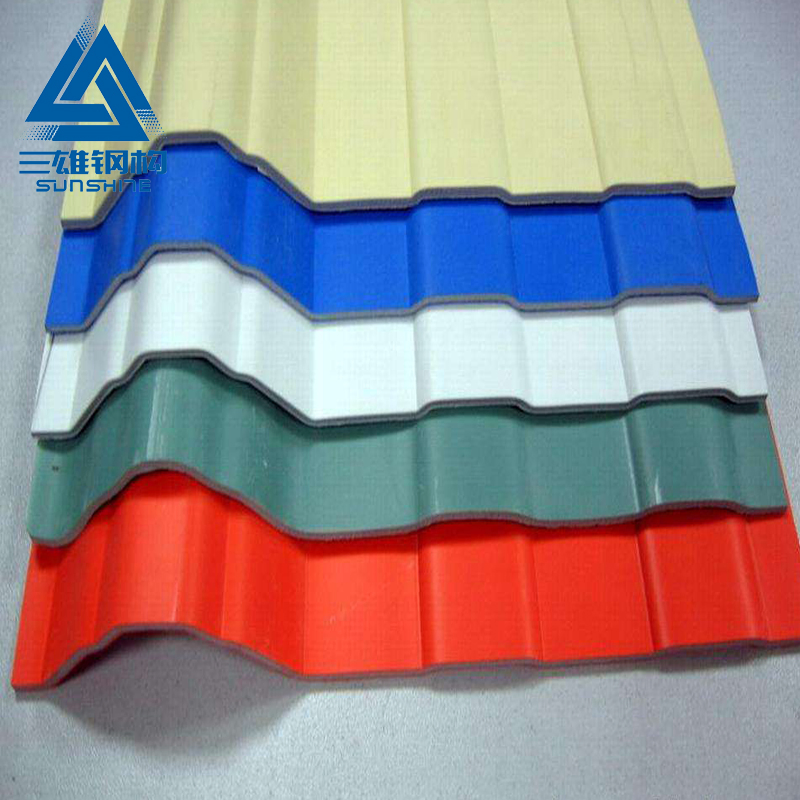 Durable Color Lasting 15-Year Apvc Roof Tiles for Homes